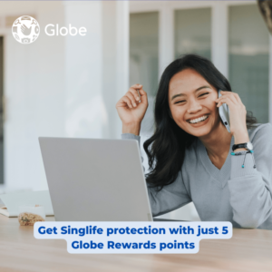 Get Singlife protection with just 5 Globe Rewards points